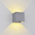 LED ΑΠΛΙΚΑ ΤΕΤΡΑΓΩΝΗ 2X5W 4000K IP54 ΓΚΡΙ