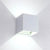 LED ΑΠΛΙΚΑ ΤΕΤΡΑΓΩΝΗ 2X5W 4000K IP54 ΛΕΥΚΗ
