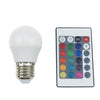 LED BALL E27 230V 4W IR RGB+3000K 180° 300Lm Ra80