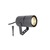 ^LED COB SPOT LUMINAIRE 9W 300LM 15-50° 230V AC 3.000K DARK GREY CRI80 IP65 30.000HRS