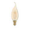 LED E14 CANDLE TIP AMBER 3W 2700K 230V AC 300° 200LM RA80