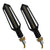 LED Φλάς Σετ 2 Τεμαχίων Μοτοσυκλέτας Knife με 23 SMD 2 Λειτουργιών Λευκό 6000k για Φώτα Ημέρας &amp; Πορτοκαλί για Φλας  81757