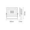 LED FLOOD LIGHT IP66 20W 3.000K 230V 1600Lm