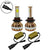 LED HID KIT HB4 9006 45 Watt 4500 Lumen 9-32 Volt DC 6000k  99706