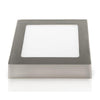 Led Panel Επιφάνειας 20w - Τετράγωνο - Silver Mat