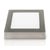 Led Panel Επιφάνειας 20w - Τετράγωνο - Silver Mat