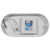 LED Πλαφονιέρα Οβάλ 10W 230V 950lm 180° Αδιάβροχη IP54 Ψυχρό Λευκό 6000k  05560
