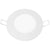 LED SLIM PANEL WHITE ROUND REC. 6W 4000K 430Lm Φ120 230V Ra80