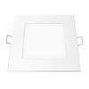 LED SLIM PANEL WHITE  SQUARE REC. 6W 4000K 430Lm 120mm 230V Ra80
