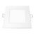 LED SLIM PANEL WHITE  SQUARE REC. 6W 4000K 430Lm 120mm 230V Ra80