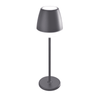 ^LED SMD TABLE BATTERY LUMINAIRE 2W 150LM 38° 3.000K DARK GREY CRI80 IP44