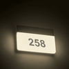 ^LED SMD WALL LUMINAIRE 13W 600LM 120° 230V AC 3.000K DARK GREY CRI80 IP65 30.000HRS