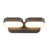 ^LED SMD WALL LUMINAIRE 13W 630LM 100° 230V AC 3.000K DARK GREY CRI80 IP54 30.000HRS