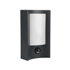 ^LED SMD WALL SENSOR LUMINAIRE 7W 350LM 170° 230V AC 3.000K DARK GREY CRI80 IP54 30.000HRS