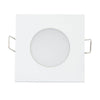 LED SPOT IP65 WHITE SQUARE 5W 3.000K 230V AC 400Lm 120° Ra80