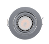 LED ΣΠΟΤ ΜΕΤΑΛΛΙΚΟ ΣΤΡΟΓΓΥΛΟ PAR 16 5.5W 2700-3000K ΝΙΚΕΛ ΜΑΤ