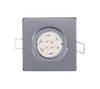 LED ΣΠΟΤ ΜΕΤΑΛΛΙΚΟ ΤΕΤΡΑΓΩΝΟ HIGH POWER 6W 2700-3000K ΝΙΚΕΛ ΜΑΤ