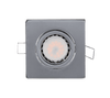 LED ΣΠΟΤ ΜΕΤΑΛΛΙΚΟ ΤΕΤΡΑΓΩΝΟ PAR 16 5.5W 2700-3000K ΧΡΩΜΙΟ