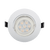 LED ΣΠΟΤ ΠΛΑΣΤΙΚΟ ΣΤΡΟΓΓΥΛΟ HIGH POWER 6W 2700-3000K ΛΕΥΚΟ