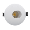 LED ΣΠΟΤ ΠΛΑΣΤΙΚΟ ΣΤΡΟΓΓΥΛΟ ΣΤΑ ΠΛΑΓΙΑ PAR 16 COB 7W 2700-3000K ΛΕΥΚΟ