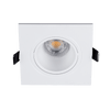 LED ΣΠΟΤ ΠΛΑΣΤΙΚΟ ΤΕΤΡΑΓΩΝΟ PAR 16 COB 7W 2700-3000K ΛΕΥΚΟ
