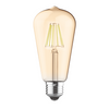 LED ST64 AMBER STEP DIM E27 230V 8W 2700K 300° 760LM Ra80
