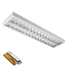 LENA-V ΜΕ LED (1200MM) 2X18W 6400K ΧΩΝΕΥΤΟ 1195X295mm ΜΕ ΜΠΛΟΚ