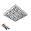 LENA-V ΜΕ LED (600MM) 4X9W 4000K ΧΩΝΕΥΤΟ 595X595mm ΜΕ ΜΠΛΟΚ