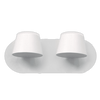 MALIA DOUBLE LED CEILING LAMP 24W 4200K WHITE