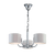 MELODY CHANDELIER 3xE27 CHROME/WHITE