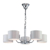 MELODY CHANDELIER 5xE27 CHROME/WHITE
