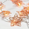 METAL STARS 10 LED ΛΑΜΠΑΚ ΣΕΙΡΑ ΜΠΑΤΑΡ.(3xAA) ΘΕΡΜΟ ΛΕΥΚΟ ΧΑΛΚΙΝΟ ΜΕΤΑΛΛΟ IP20 135+30cm ΔΙΑΦΑΝ ΚΑΛ