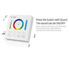 Mi-Light B0 LED RGBW+WW+CCT Smart Ασύρματο Χειριστήριο Αφής 2.4G RF Φορητό/Τοίχου με Μπαταρία για όλα τα Mi-Light Controller Box  04056