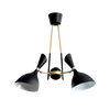 MORGAN CHANDELIER 2xE14 BLACK