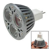 MR16-3*1W Υψηλης Ισχυος Led SpotLight-12vDc-Epistar-270lm-Ψυχρο Λευκο