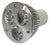 Mr16 3*2watt Epistar Υψηλης Ισχυος Spotlight Led 30° 12vDc