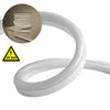 NEON FLEX LED Λευκή 1m 12W/m 24V 120 SMD/m 2835 SMD 930lm/m 120° Αδιάβροχη IP66 Φυσικό Λευκό 4500k Dimmable  22619