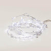 PEARL Σχέδιο 20 LED ΛΑΜΠΑΚ ΣΕΙΡΑ ΨΥΧΡΟ ΛΕΥΚΟ ΑΣΗΜΙ ΚΑΛΩΔ ΧΑΛΚΟΥ &amp; ΜΠΑΤΑΡ 2xAA IP20 2m+10cm 1.2W