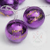 PLASTIC BALLS 10 LED ΛΑΜΠΑΚ ΣΕΙΡΑ ΜΠΑΤΑΡ.(3xAA) &amp; ΧΡΟΝΟΔΙΑΚ (6ΟΝ/18OFF) ΘΕΡΜΟ ΛΕΥΚΟ ΜΩΒ ΠΛΑΣΤΙΚΟ