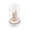 PLASTIC COVER CHRISTMAS MOTIFS ΕΛΑΦΙΑ 8 MINI LED ΛΑΜΠΑΚ ΜΠΑΤΑΡ(2xAAA) ΘΕΡΜΟ ΛΕΥΚΟ IP20 D12x18cm