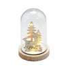 PLASTIC COVER CHRISTMAS MOTIFS ΧΡΙΣΤΟΥΓΕΝΝIATIKO ΣΧΕΔΙΟ A 8 MINI LED ΛΑΜΠΑΚ ΜΠΑΤΑΡ(2xAAA)