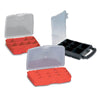 PLASTIC ORGANIZER WITH DIVIDERS 12 SECTIONS RED