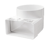PVC ΓΩΝΙΑ PVC ΠΛΑΚΕ Ф100/55Х110 /KLD/