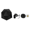 ® HEXAGON 01194 Μοντέρνο Κρεμαστό Φωτιστικό Οροφής Μονόφωτο Μαύρο Χρυσό Μεταλλικό Καμπάνα Φ25 x Υ15cm