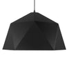 ® HEXAGON 01195 Μοντέρνο Κρεμαστό Φωτιστικό Οροφής Μονόφωτο Μαύρο Χρυσό Μεταλλικό Καμπάνα Φ46 x Y25cm