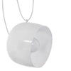 ® JASPER 01376 SET 3 Μοντέρνα Κρεμαστά Φωτιστικά Οροφής Μονόφωτα Λευκά Μεταλλικά Καμπάνα Φ25 x Υ22cm