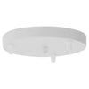 ® JASPER 01376 SET 3 Μοντέρνα Κρεμαστά Φωτιστικά Οροφής Μονόφωτα Λευκά Μεταλλικά Καμπάνα Φ25 x Υ22cm