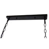 ® NEST 01255 Vintage Industrial Κρεμαστό Φωτιστικό Οροφής Πολύφωτο Mαύρο Μεταλλικό Πλέγμα Μ105 x Π36.5 x Y37cm