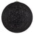 ® OCEANA 01364 Vintage Κρεμαστό Φωτιστικό Οροφής Μονόφωτο Μαύρο Ξύλινο Ψάθινο Rattan Φ60 x Υ60cm