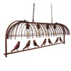 ® SANCTUM 01402 Vintage Industrial Κρεμαστό Φωτιστικό Οροφής Πολύφωτο Καφέ Σκουριά Μεταλλικό Πλέγμα Μ105 x Π36.5 x Y37cm